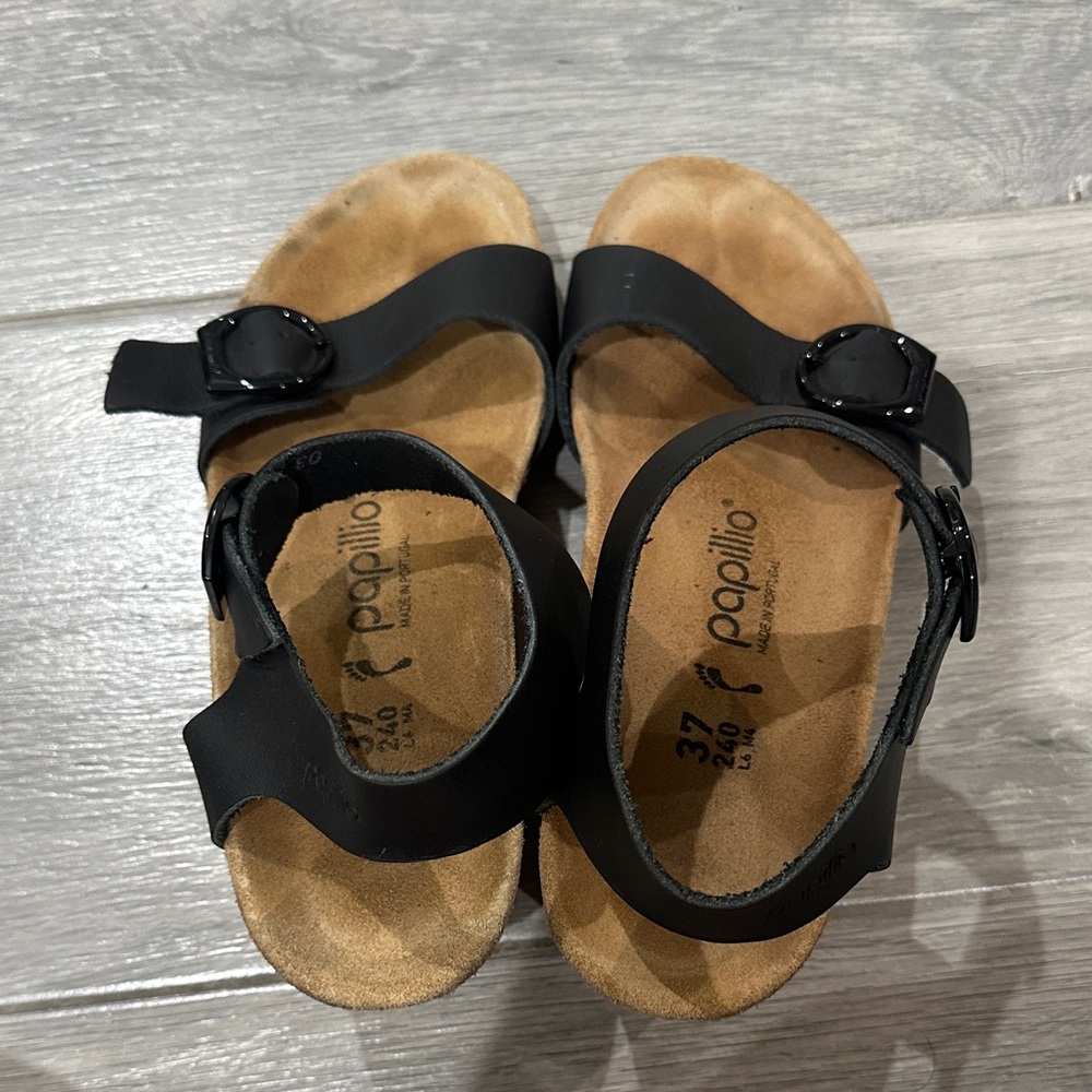 Birkenstock Papillio womens Black Strap Sandals